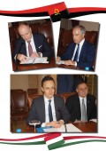 A magyar külügyi és külkereskedelmi miniszter látogatása Angolában:
