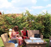 Grillparty a búcsúzó palesztinai és egyiptomi nagykövet tiszteletére