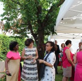 Grillparty a búcsúzó palesztinai és egyiptomi nagykövet tiszteletére